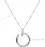 Best Quality Replica Cartier Nail Pendant Necklace with Diamonds